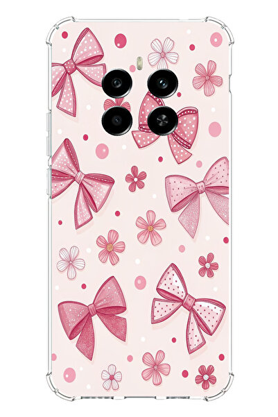 TechTree حافظة سيليكون متوافقة مع هاتف Realme 12 4G-12 بلس، وردية اللون، على ...