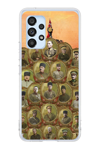 TechTree حافظة سيليكون متوافقة مع هاتف سامسونج جالاكسي A53 من أتاتورك وقادة ا...