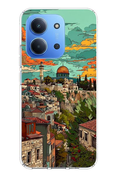 TechTree Redmi 15C Compatible Free Palestine and Dome of the Rock Printed Sil...
