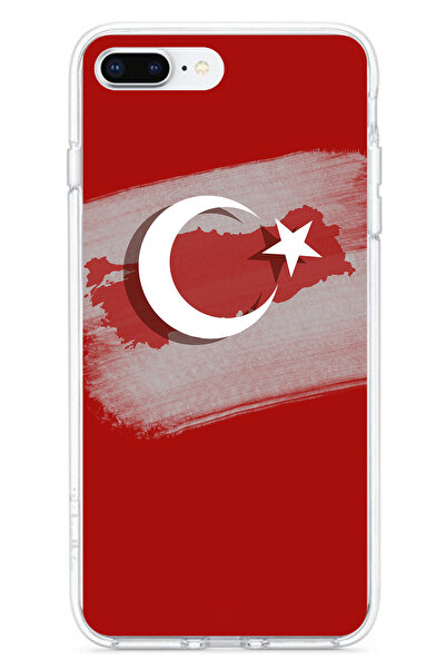 TechTree iPhone 7 Plus-8 Plus Compatible Turkey Map Detailed Turkish Flag Pri...