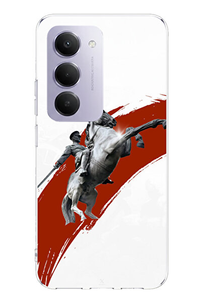 TechTree حافظة سيليكون من طراز Redmi 15 4G متوافقة مع شاها كاليفاد أتاتورك مطبوع