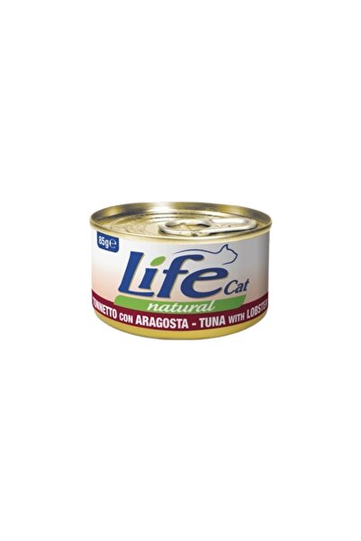 Life Cat لايف كات طعام رطب بالتونة والسلطعون للقطط 85g