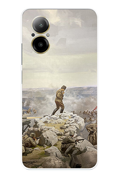 TechTree حافظة سيليكون متوافقة مع هاتف Realme 12 Lite من Cephede Komutan Bağı...