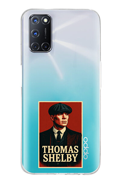 TechTree حافظة سيليكون متوافقة مع هاتف OPPO A52-A72-92 من Thomas Shelby مطبوع