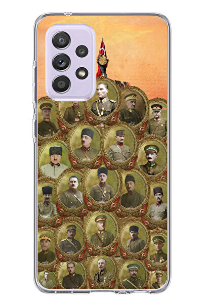 TechTree حافظة سيليكون متوافقة مع هاتف سامسونج جالاكسي A72 من أتاتورك وقادة ا...