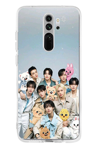 TechTree حافظة سيليكون مطبوع متوافقة مع هاتف Redmi Note 8 بتصميم فرقة K-Pop ل...