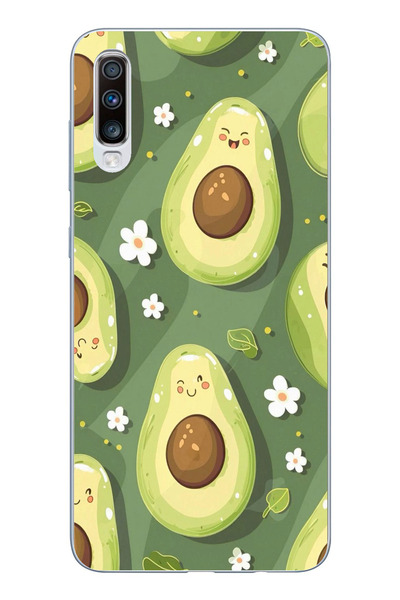 TechTree حافظة سيليكون متوافقة مع هاتف سامسونج جالاكسي A50-A30S باللون الأخضر...