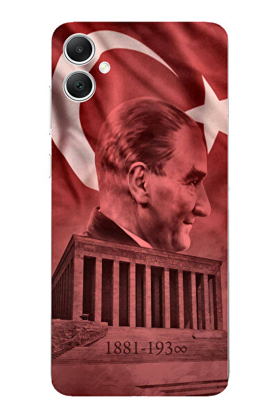 TechTree حافظة سيليكون متوافقة مع هاتف سامسونج جالاكسي A05 تحمل صورة أتاتورك ...