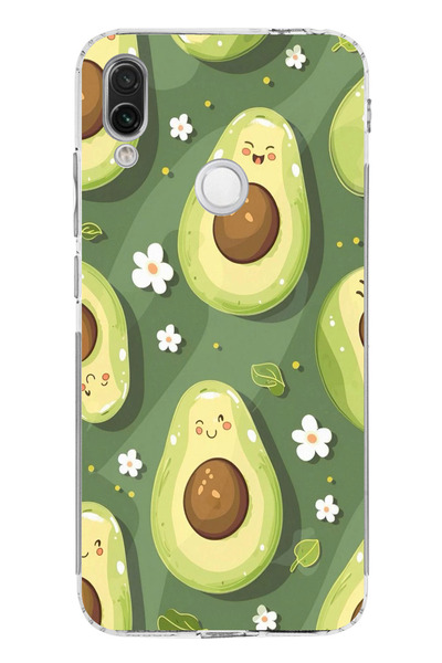 TechTree حافظة سيليكون متوافقة مع هاتف Redmi Note 7-7 PRO ذات خلفية خضراء لطي...