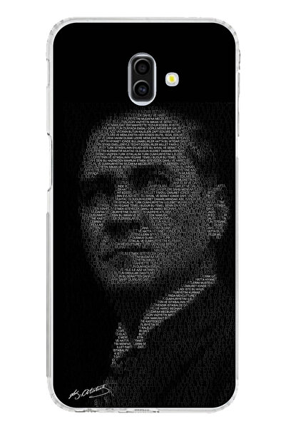 TechTree جراب سيليكون متوافق مع هاتف سامسونج جالاكسي J6 بلس مع كتابة Hitabe ل...