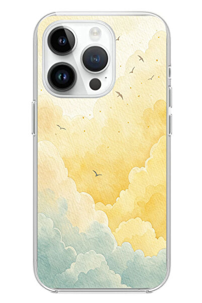 TechTree حافظة سيليكون متوافقة مع هاتف iPhone 14 PRO باللونين الأصفر والأخضر ...