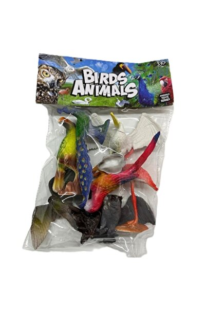 OEM Set of 7 Exotic Bird Figurines