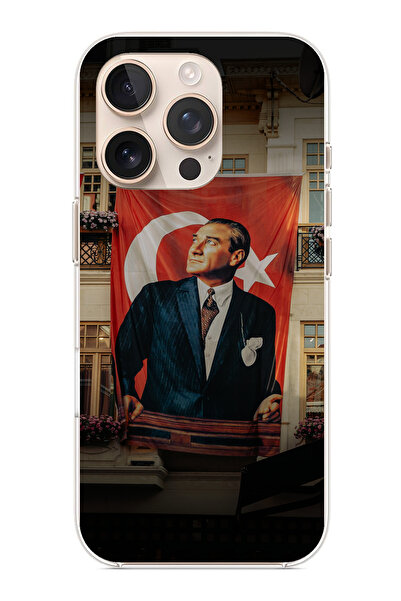 TechTree حافظة سيليكون متوافقة مع هاتف iPhone 16 PRO MAX بتفاصيل العلم العملا...