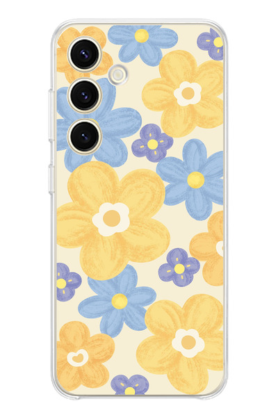 TechTree حافظة سيليكون ناعمة متوافقة مع هاتف سامسونج جالاكسي S25 مطبوع