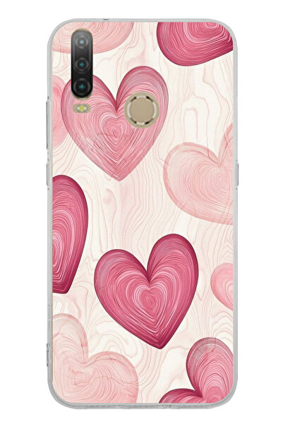 TechTree حافظة سيليكون متوافقة مع جهاز General Mobile GM 10 باللون الوردي الخ...