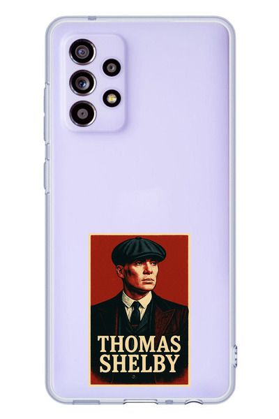 TechTree Samsung Galaxy A52-A52S Compatible Thomas Shelby Banner Printed Silicone Case