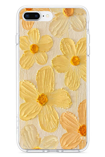 TechTree حافظة سيليكون متوافقة مع هاتف iPhone 7 PLUS-8 PLUS بلمسة الشمس الصفر...