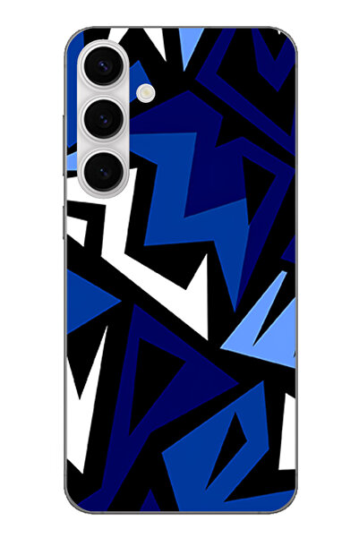 TechTree حافظة سيليكون متوافقة مع هاتف سامسونج جالاكسي S24 FE ذات تصميم هندسي...