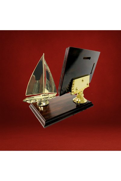 C&A Connection Cadou Trofeu Lemn pentru Aniversare Marinar