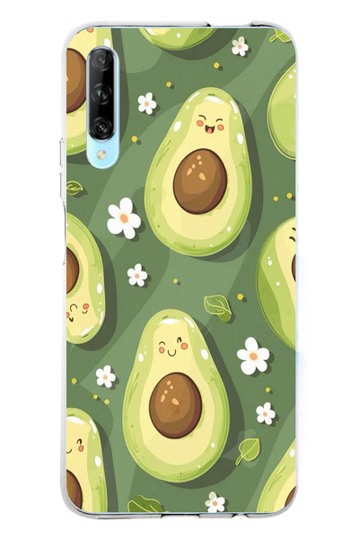 TechTree حافظة سيليكون متوافقة مع هاتف Huawei P Smart PRO باللون الأخضر اللطي...