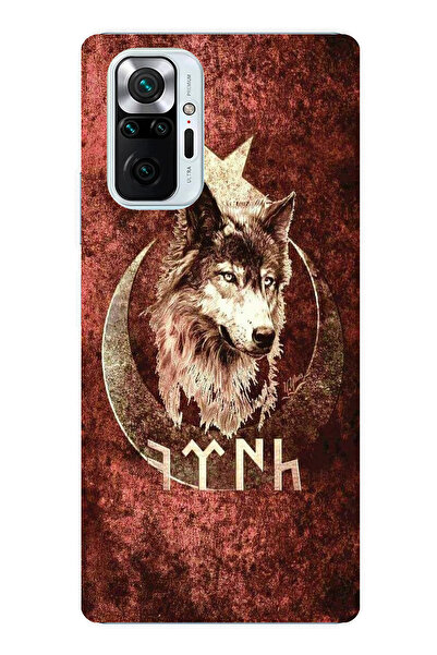 TechTree حافظة سيليكون مطبوع متوافقة مع هاتف Redmi Note 10 PRO مع كتابة جوك ترك ونقش بوزكويرت