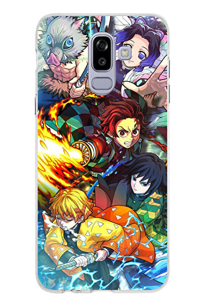 TechTree حافظة سيليكون متوافقة مع هاتف سامسونج جالاكسي J8-A6 بلس: حافظة من ال...