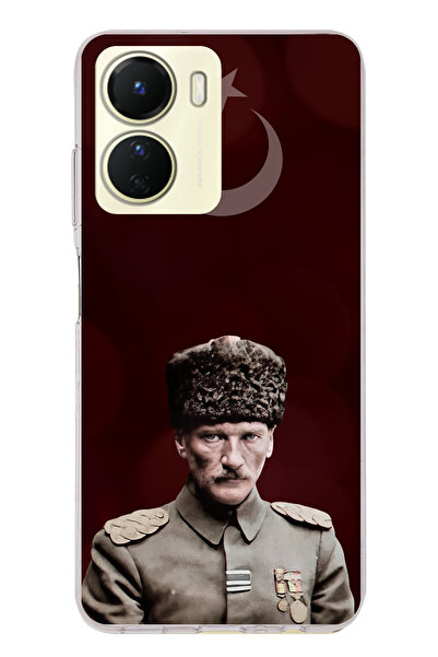 TechTree حافظة سيليكون متوافقة مع هاتف Vivo Y16 Moon Star ورئيس القائد أتاتور...