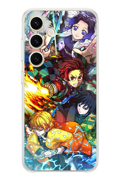 TechTree Samsung Galaxy S24 Compatible Demon Slayer: Demon Slayers B Printed Silicone Case