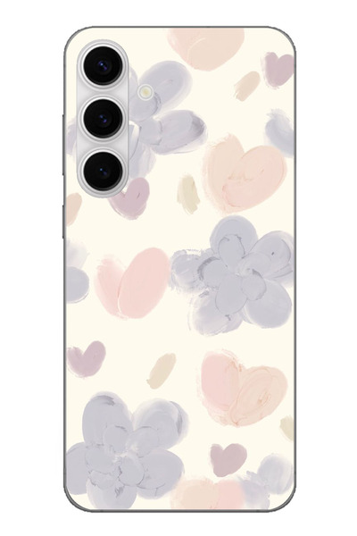 TechTree حافظة سيليكون متوافقة مع هاتف سامسونج جالاكسي S24 FE من باستيل بويه ...