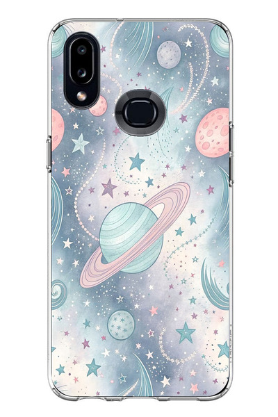 TechTree حافظة سيليكون ناعمة متوافقة مع هاتف سامسونج جالاكسي A10S مطبوع