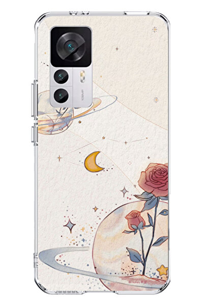 TechTree حافظة سيليكون متوافقة مع هاتف Xiaomi Mi 12T-12T PRO، Planet and Star...