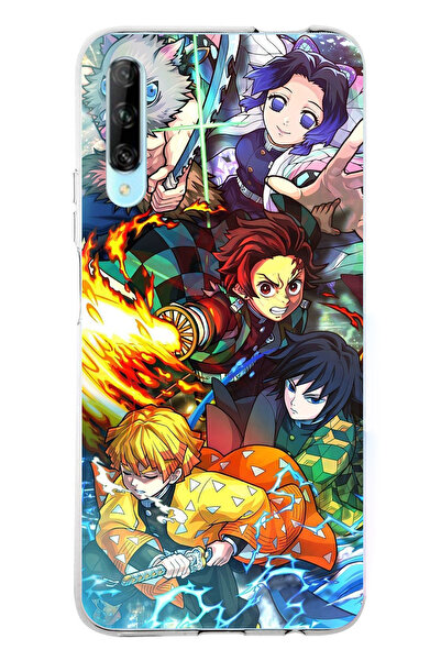 TechTree Huawei P Smart Pro Compatible Demon Slayer: Demon Slayers B Printed Silicone Case