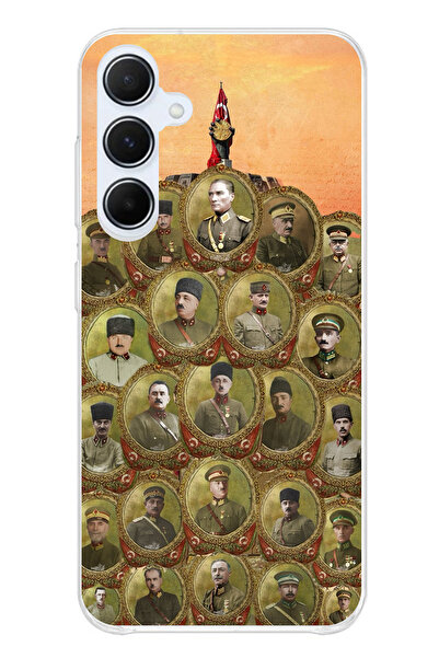 TechTree حافظة سيليكون متوافقة مع هاتف سامسونج جالاكسي A55 من أتاتورك وقادة ا...