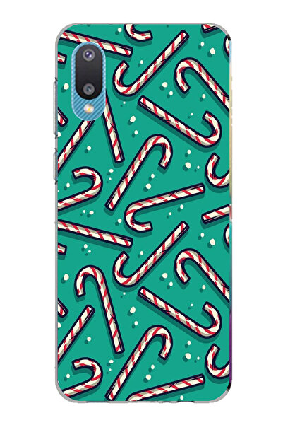 TechTree حافظة سيليكون متوافقة مع هاتف سامسونج جالاكسي A02 موديل مطبوع مع حلو...