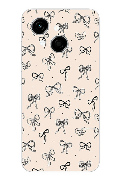 TechTree حافظة سيليكون متوافقة مع هاتف Tecno Spark GO 1 باللون الأسود ونمط ال...