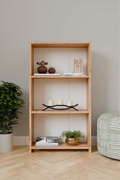 küçükalp YASEMİN 3 RAFLI KİTAPLIK ATLANTİK ÇAM