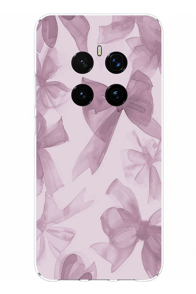 TechTree حافظة سيليكون متوافقة مع هاتف Honor Magic 7 PRO بلون بنفسجي مطبوع