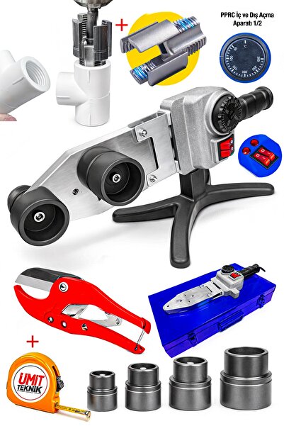 PROXTECH 1500W Büyük Boy Metal Gövde Turbo Çift Residans PPRC Plastik Boru Ka...