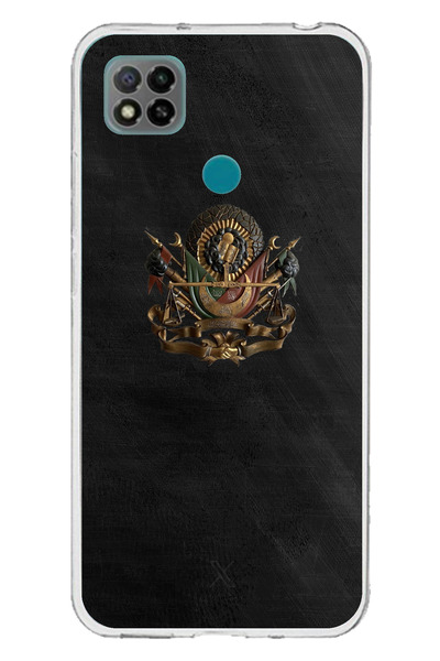TechTree Printed Silicone Case with Ottoman Tughra Detail Compatible with Redmi 9C / 10A