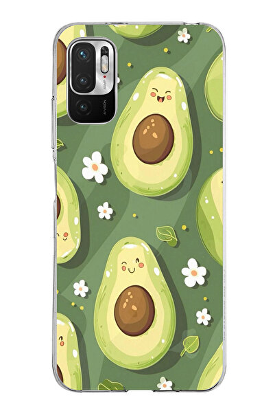 TechTree حافظة سيليكون متوافقة مع هاتف Redmi Note 10 5G باللون الأخضر اللطيف ...