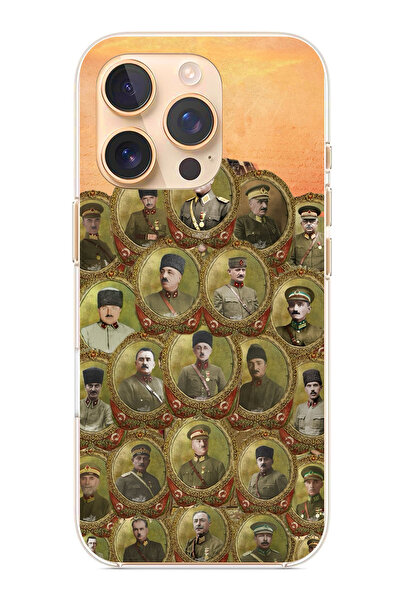 TechTree حافظة سيليكون متوافقة مع هاتف iPhone 16 PRO من أتاتورك وقادة الحرب ل...