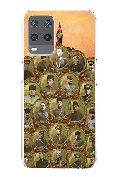 TechTree حافظة سيليكون متوافقة مع هاتف OPPO A54 من أتاتورك وقادة الحرب للتحري...