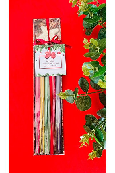 Denimay Hediyelik Hediyelik Renkli Çubuk Tütsü Seti – Dekoratif Tütsü ve Yazı...