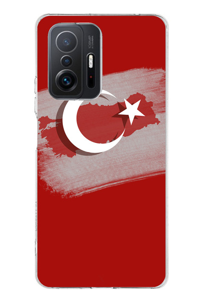 TechTree حافظة سيليكون متوافقة مع هاتف Xiaomi Mi 11T-11T PRO مع خريطة تركيا و...