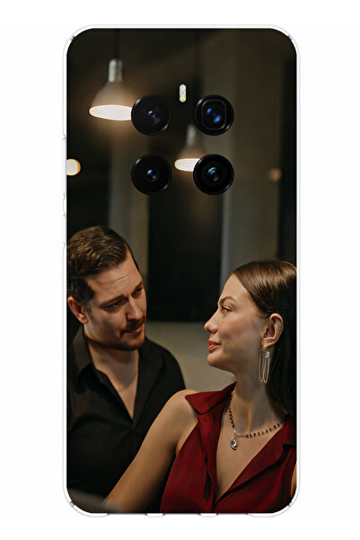 TechTree حافظة سيليكون متوافقة مع هاتف Honor Magic 7 PRO - Eşref وNisan مطبوع