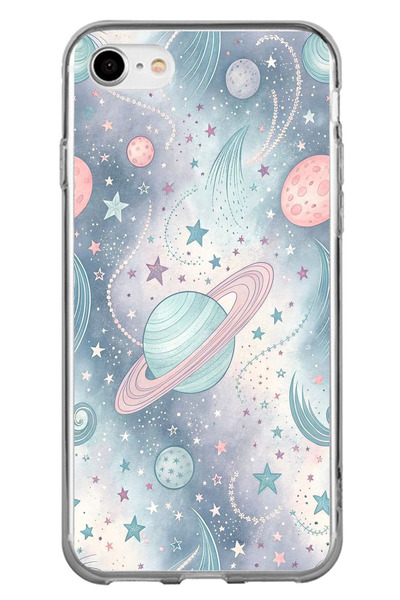 TechTree حافظة سيليكون ناعمة ملونة متوافقة مع هاتف iPhone 6 - 6S مطبوع