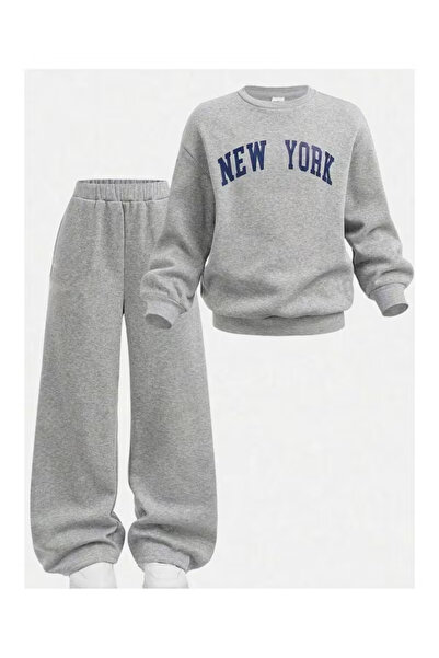 haha Printed Tracksuit Set for Kids