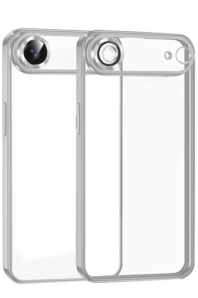 NewFace سيليكون آيفون 17 آير من إس بي تي آر إن إس مع عدسة (174537) - فضي