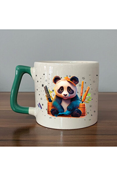 Kırtasiye Ofisi الباندا الحزينة - المهنة: مصفف الشعر، هدية مهنية مميزة بمقبض ...