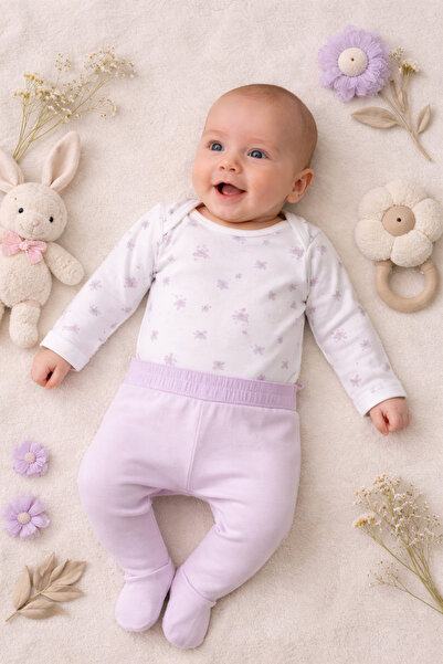 Ozz Baby Newborn Baby (0-3) (3-6) Months Long Sleeve American Badi̇